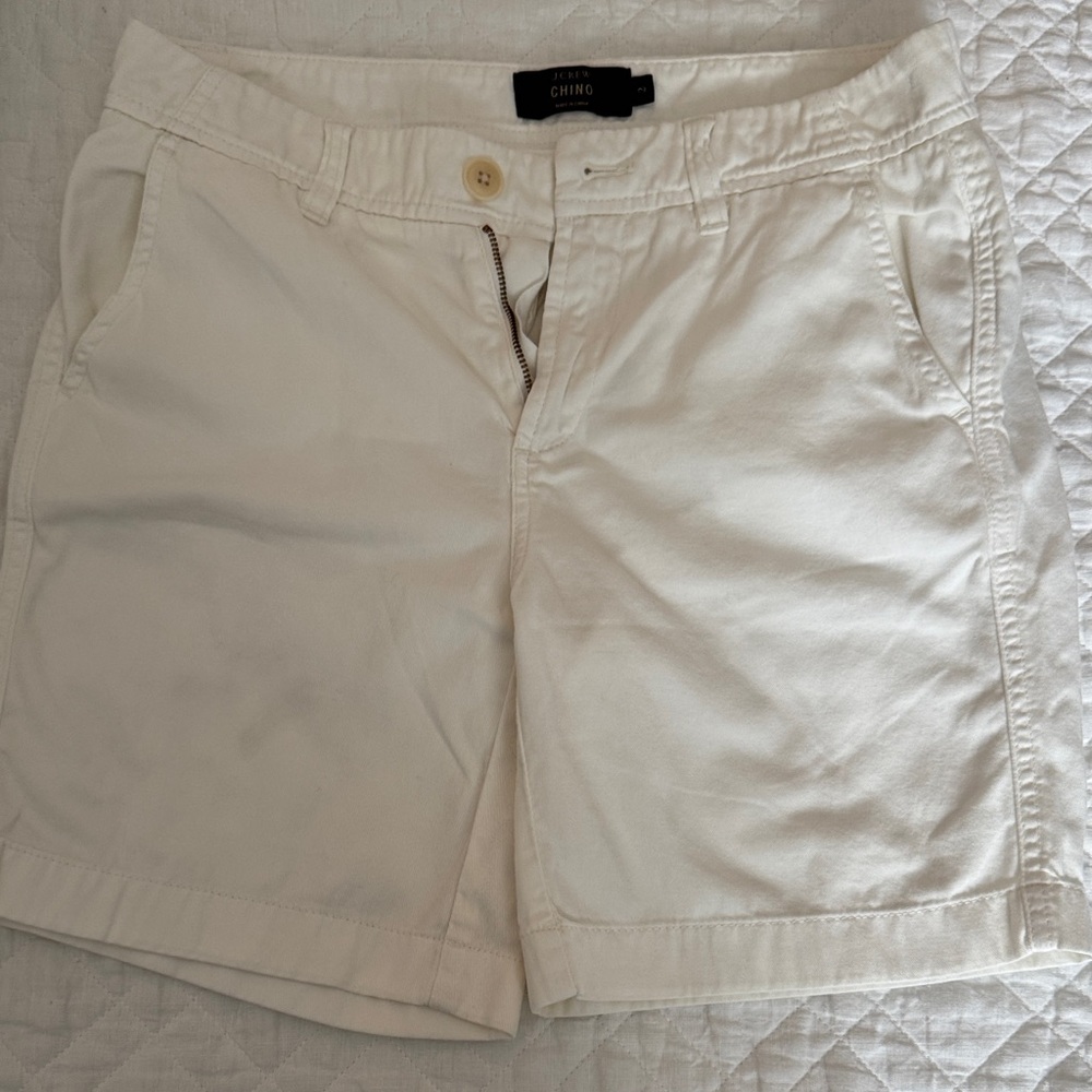 J. Crew Women's Classic Cream Bermudas